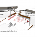 A Rememberance Site - Parc des Glacis / 2/3/4 A Rememberance Site - Parc des Glacis / 2/3/4 Diagram