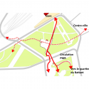 A Rememberance Site - Parc des Glacis / 2/3/4 A Rememberance Site - Parc des Glacis / 2/3/4 Diagram