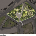 A Rememberance Site - Parc des Glacis / 2/3/4 A Rememberance Site - Parc des Glacis / 2/3/4 Lighting Plan