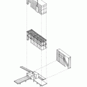 Lightbox / Bohlin Cywinski Jackson Exploded Isometric