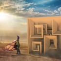 3 Student-Designed Pavilions from DS10 to be Built at Burning Man Bismuth Bivouac / Jon Leung
