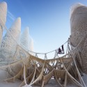 TU/e Students to Build Leonardo da Vinci's Bridge Out of Ice TU/e Students to Build Leonardo da Vinci's Bridge Out of Ice Gaudi's Sagrada Familia in ice . Image © Bart van Overbeeke