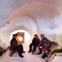 TU/e Students to Build Leonardo da Vinci's Bridge Out of Ice TU/e Students to Build Leonardo da Vinci's Bridge Out of Ice Igloo sauna. Image © Bart van Overbeeke