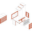 Bienenhaus #3 / Massimiliano Dell'Olivo Bienenhaus #3 / Massimiliano Dell'Olivo Exploded View