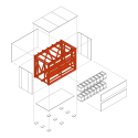 Bienenhaus #3 / Massimiliano Dell'Olivo Bienenhaus #3 / Massimiliano Dell'Olivo Exploded View