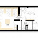 Rozove Café / modelina architekci Floor Plan