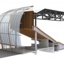AD Classics: Limoges Concert Hall / Bernard Tschumi Architects AD Classics: Limoges Concert Hall / Bernard Tschumi Architects Digital section model demonstrating structural systems and the multiple layers of enclosure. Image Courtesy of Bernard Tschumi Architects