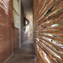 Guadalajara, México: un edificio comunitario de muros de bahareque y celosía de carrizo © Pedro Bravo, Sofia Hernández, Francisco Martínez
