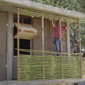 Guadalajara, México: un edificio comunitario de muros de bahareque y celosía de carrizo Construction Process. Image © Pedro Bravo, Sofia Hernández, Francisco Martínez