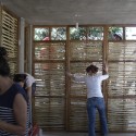 Guadalajara, México: un edificio comunitario de muros de bahareque y celosía de carrizo Construction Process. Image © Pedro Bravo, Sofia Hernández, Francisco Martínez