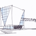Biblioteca Municipal Vila Franca de Xira / Miguel Arruda Arquitectos Associados Sketch