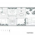Casa de los Cuatro Patios / Andrés Stebelski Arquitecto Casa de los Cuatro Patios / Andrés Stebelski Arquitecto Ground Floor Plan