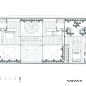 Casa de los Cuatro Patios / Andrés Stebelski Arquitecto Casa de los Cuatro Patios / Andrés Stebelski Arquitecto Upper Floor Plan