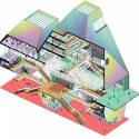 3 Winners Announced for Bangkok Fashion Hub Competition 3 Winners Announced for Bangkok Fashion Hub Competition 2nd Prize: Jun Hao Ong and Raphael Cheng. Axonometric section. Image Courtesy of HMMD