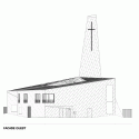 Ensemble Pastoral Catholique / Atelier d'Architecture Brenac-Gonzalez Ensemble Pastoral Catholique / Atelier d'Architecture Brenac-Gonzalez Elevation
