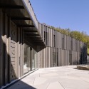 Library, Game Library & Municipality Administration in Spiez / bauzeit architekten © Yves André