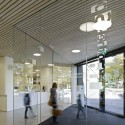 Library, Game Library & Municipality Administration in Spiez / bauzeit architekten © Yves André