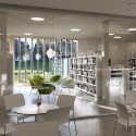 Library, Game Library & Municipality Administration in Spiez / bauzeit architekten © Yves André