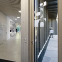 Library, Game Library & Municipality Administration in Spiez / bauzeit architekten © Yves André