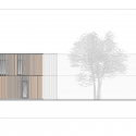 Library, Game Library & Municipality Administration in Spiez / bauzeit architekten Elevation