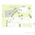 Library, Game Library & Municipality Administration in Spiez / bauzeit architekten Site Plan