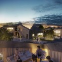 Kullegaard Takes First Place in Holbæk HavneBy Design Competition Rooftop gardens. Image Courtesy of Kullegaard