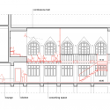 Impact Hub Belgrade  / URED architecture studio Section AA