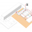 Competition Entry: Latitude Studio Consolidates Office Space at WHO's Geneva Headquarters Diagram: Circulation