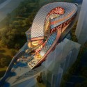 Sunlay Design Group's Folklore-Inspired Retail Center Will Soon Rise in China Courtesy of Sunlay Design Group