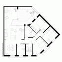 Apartment and Courtyard in Barcelona  / CAVAA arquitectes New Floor Plan
