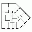 Apartment and Courtyard in Barcelona  / CAVAA arquitectes Old Floor Plan