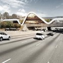 Vote for Your Favorite Atlanta Bridgescape Proposal Finalist A: "Green City Spectator" at Midtown's 10th Street Bridge . Image © Atlanta Bridgescape Competition