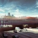 Vote for Your Favorite Atlanta Bridgescape Proposal Finalist B: "(SIN)UOSITY" at Midtown's 10th Street Bridge . Image © Atlanta Bridgescape Competition