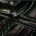 Vote for Your Favorite Atlanta Bridgescape Proposal Finalist C: "Illuminated Gateway" at Midtown's 10th Street Bridge . Image © Atlanta Bridgescape Competition