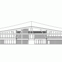 JR Onagawa Station / Shigeru Ban Architects JR Onagawa Station / Shigeru Ban Architects Elevation