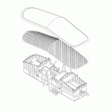 JR Onagawa Station / Shigeru Ban Architects JR Onagawa Station / Shigeru Ban Architects Axonometric