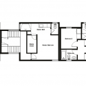 18th Ave City Homes / Malboeuf Bowie Architecture 18th Ave City Homes / Malboeuf Bowie Architecture Upper Floor Plan