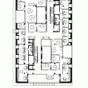 Bank of Pisa and Fornacette New HQ / Massimo Mariani First Floor Plan