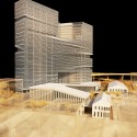 LYCS to Break Ground on Zhejiang Printing Group Headquarters in China Southwest view. Image Courtesy of LYCS Architecture