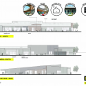 St Mary of the Cross Primary School / Baldasso Cortese Architects St Mary of the Cross Primary School / Baldasso Cortese Architects Elevation