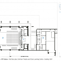 National Theatre  / Haworth Tompkins First Floor Plan Existing (1997) Dorfman Theatre