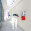 PLACE By Design Wins Cool School Design Competition Internal corridor. Image Courtesy of Building Trust International