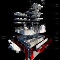 A Country Of Converted Oil Rigs: Is This How To Save The Maldives? An exploded view of the structure. Image © Mayank Thammalla