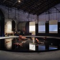Images Released of OMA-Designed Chinese Pavilion at 2015 Venice Art Biennale Images Released of OMA-Designed Chinese Pavilion at 2015 Venice Art Biennale Exhibition interior, performance area for Tan Dun. Image © Italo Rondinella courtesy of OMA