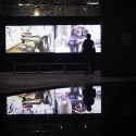 Images Released of OMA-Designed Chinese Pavilion at 2015 Venice Art Biennale Images Released of OMA-Designed Chinese Pavilion at 2015 Venice Art Biennale Exhibition interior, video by Wen Hui. Image © Italo Rondinella courtesy of OMA
