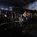 Images Released of OMA-Designed Chinese Pavilion at 2015 Venice Art Biennale Images Released of OMA-Designed Chinese Pavilion at 2015 Venice Art Biennale Exhibition interior, performance area for Tan Dun. Image © Italo Rondinella courtesy of OMA