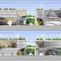 Vincent Callebaut Proposes “Wooden Orchids” Green Shopping Center for China Sections