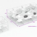 Vincent Callebaut Proposes “Wooden Orchids” Green Shopping Center for China Plot layout of orchid boxes. Image Courtesy of Vincent Callebaut Architectures