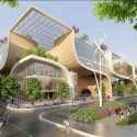 Vincent Callebaut Proposes “Wooden Orchids” Green Shopping Center for China Courtesy of Vincent Callebaut Architectures