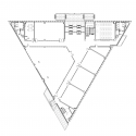 DH Triangle School  / NAMELESS Architecture First Floor Plan